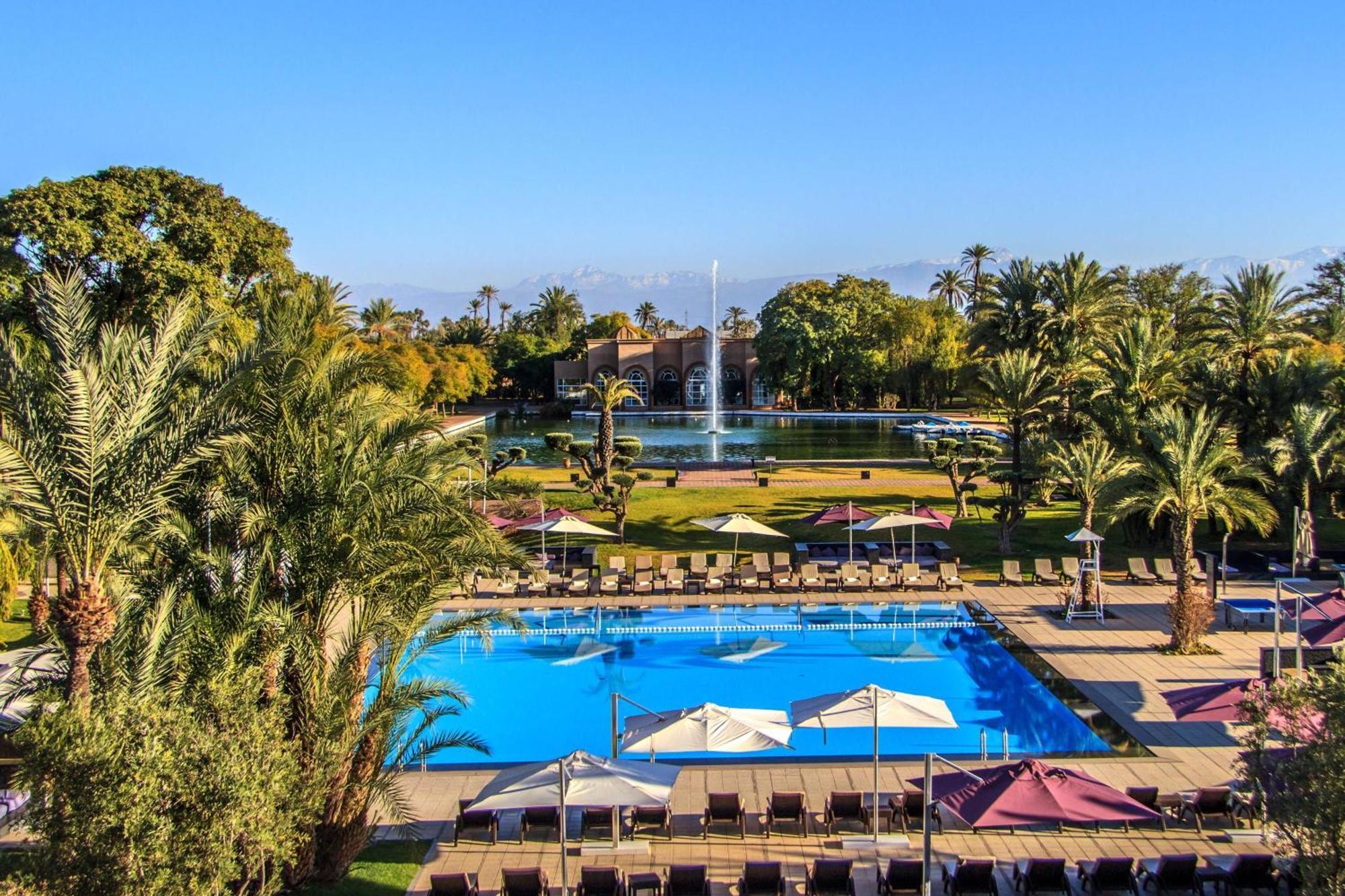 Barcelo Palmeraie Oasis Resort (Adults Only) Marrakesh Exterior photo The pool at the Royal Palm Resort and Spa